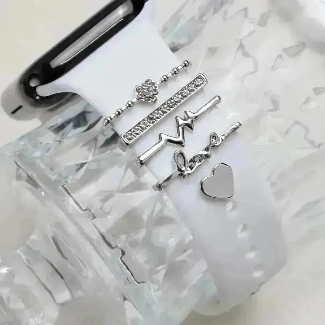 DIY Decorative Buckle Silicone Watch Strap Accessories - EX-STOCK CANADA
