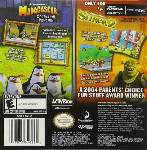Madagascar: Operation Penguin / Shrek 2 