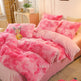 Mink Velvet Four Piece Set Long Plush Crystal Velvet Duvet Cover EX-STOCK Canada 