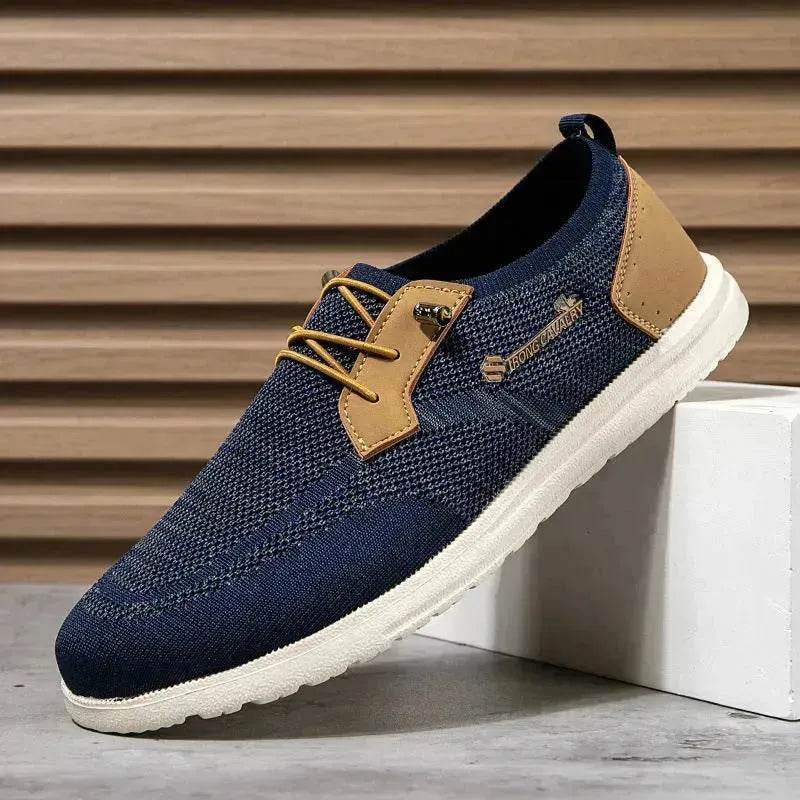 Casual Flat Slip-on Mesh Shoes Lightweight Breathable Loafers Men Walking Running Sports Shoes Sneakers for Men - EX-STOCK Canada