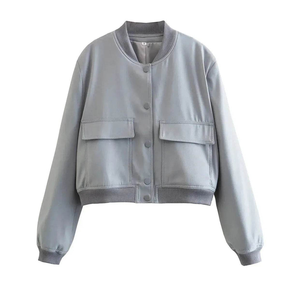 Fall Single Breasted Cashmere Cropped Jacket for women - EX-STOCK Canada