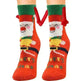 Soft Carton Christmas-themed Fleece Winter Home socks for Women - EX-STOCK CANADA