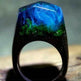 Handmade Magic Wooden Ring For Women Men Secret Forest Resin - EX-STOCK Canada