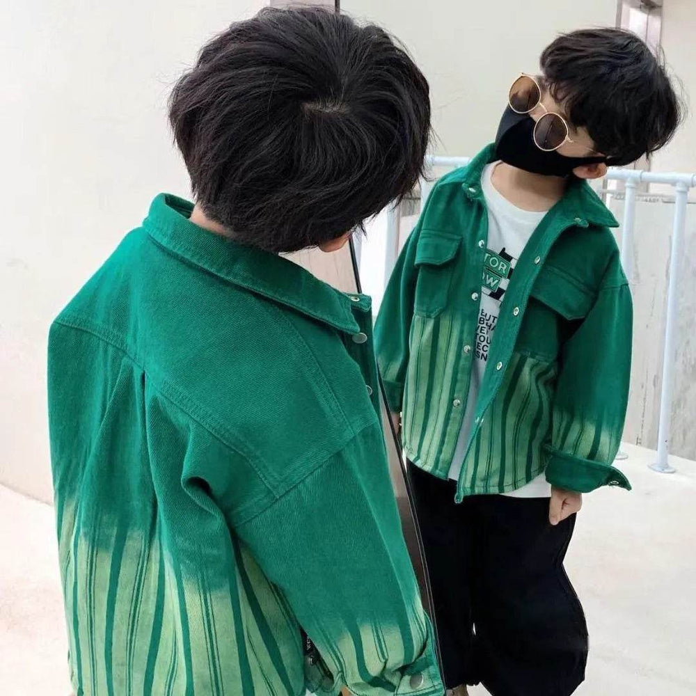 Fashionable And Personalized Boy's Spring Denim Jacket - EX-STOCK Canada