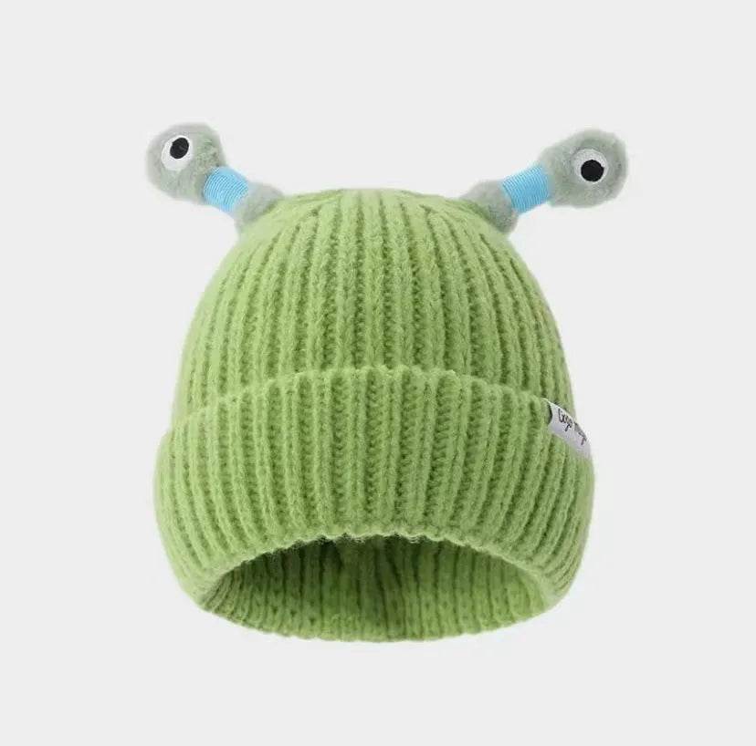 New Cute Luminous Fall Winter Warm Ear Protection Wool Cartoon All-matching Knitted Beanie Hat - EX-STOCK Canada