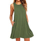 Casual Summer dress Women Pocket Dress Ladies beach mini dress - EX-STOCK Canada