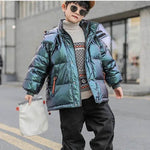 Western Style Big Kids Thick Winter Children's White Duck Down Jacket - EX-STOCK Canada