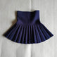 Girls Autumn Clothing Knitted Skirt High Waist Pleated Mini Skirt - EX-STOCK Canada