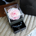 Eternal Flower Rose Jewelry Box for Birthday Presents Valentines Day Wedding Gift Box - EX-STOCK Canada