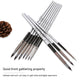 Nylon Hair Art Brush Set 10pcs – Watercolor, Oil & Acrylic Painting Brushes with Wood Handle