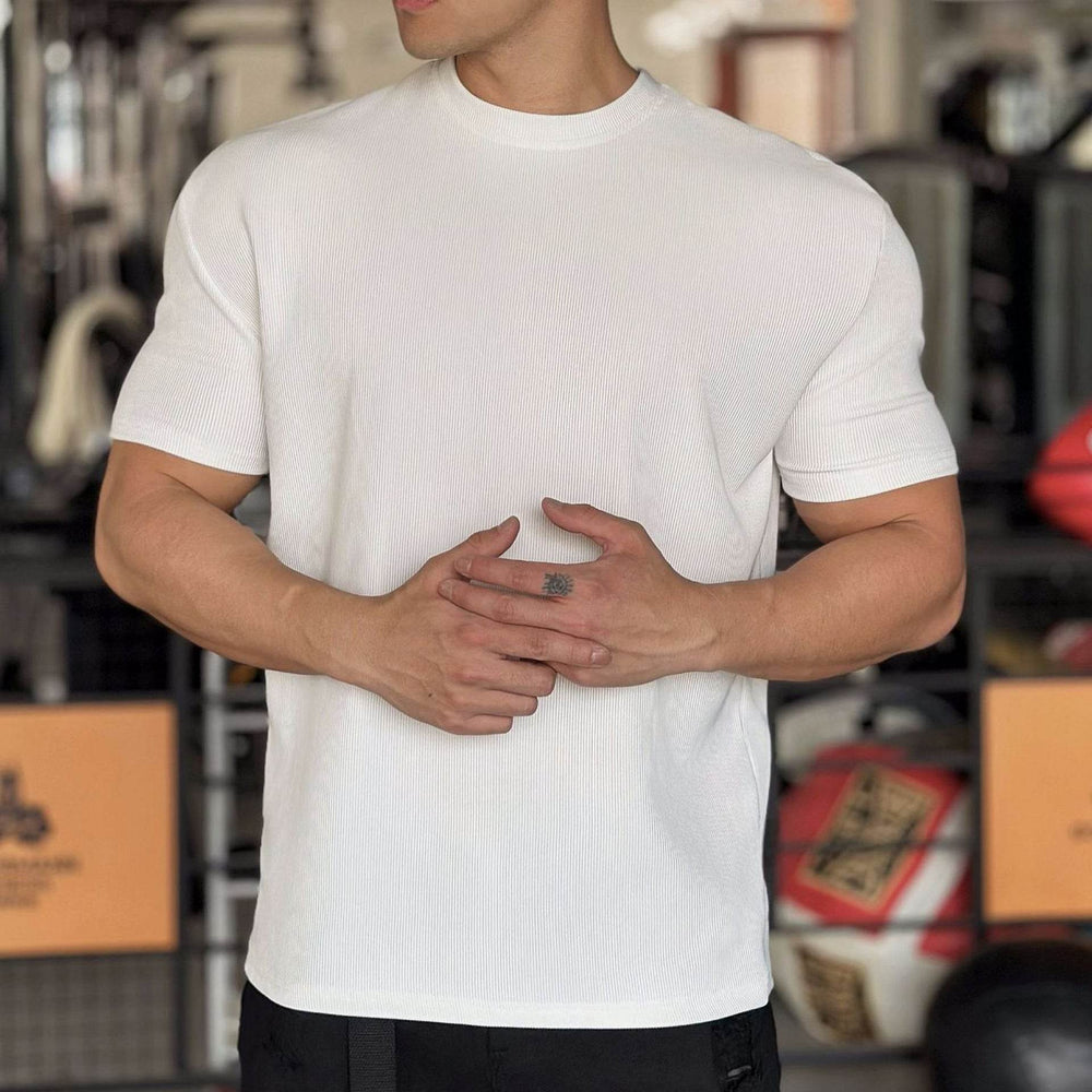 Anti Wrinkle Men Short Sleeve Active wear T-shirt for Workout Gym trainings - EX-STOCK Canada