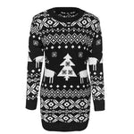 Christmas Elk Long Sleeve Knitted Sweater EX-STOCK Canada 