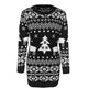 Christmas Elk Long Sleeve Knitted Sweater EX-STOCK Canada 