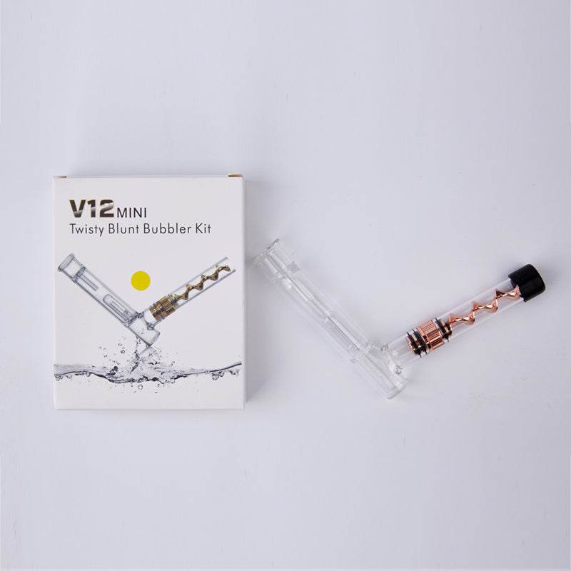 V12mini Hookah Set Spiral Pipe Atomizer Pipe Glass Twisty Blunt Smoker - EX-STOCK Canada