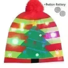 LED Light Christmas  Beanies - EX-STOCK CANADA