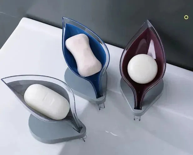 Soap Holder Sink Sponge Drain Box Creative Suction Cup Soap Dish - EX-STOCK CANADA