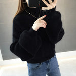 Autumn And Winter Lantern Sleeves Loose Sweater | EX-STOCK product gallery photo 3