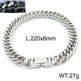 Cuban Link Chain Trimming Chain Jewelry Buckle Titanium Steel Bracelet - EX-STOCK Canada