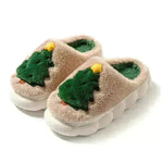 Christmas Tree Women's Home Slippers - EX-STOCK CANADA