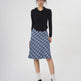 Plaid A- Line Skirt Women's High Waist student Midi Skirt - EX-STOCK Canada