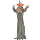 6' Life Size Orange Classic Clown Outdoor Halloween Decoration Animatronic, Sound And Motion Activated W Light Up Eyes EX-STOCK Canada 