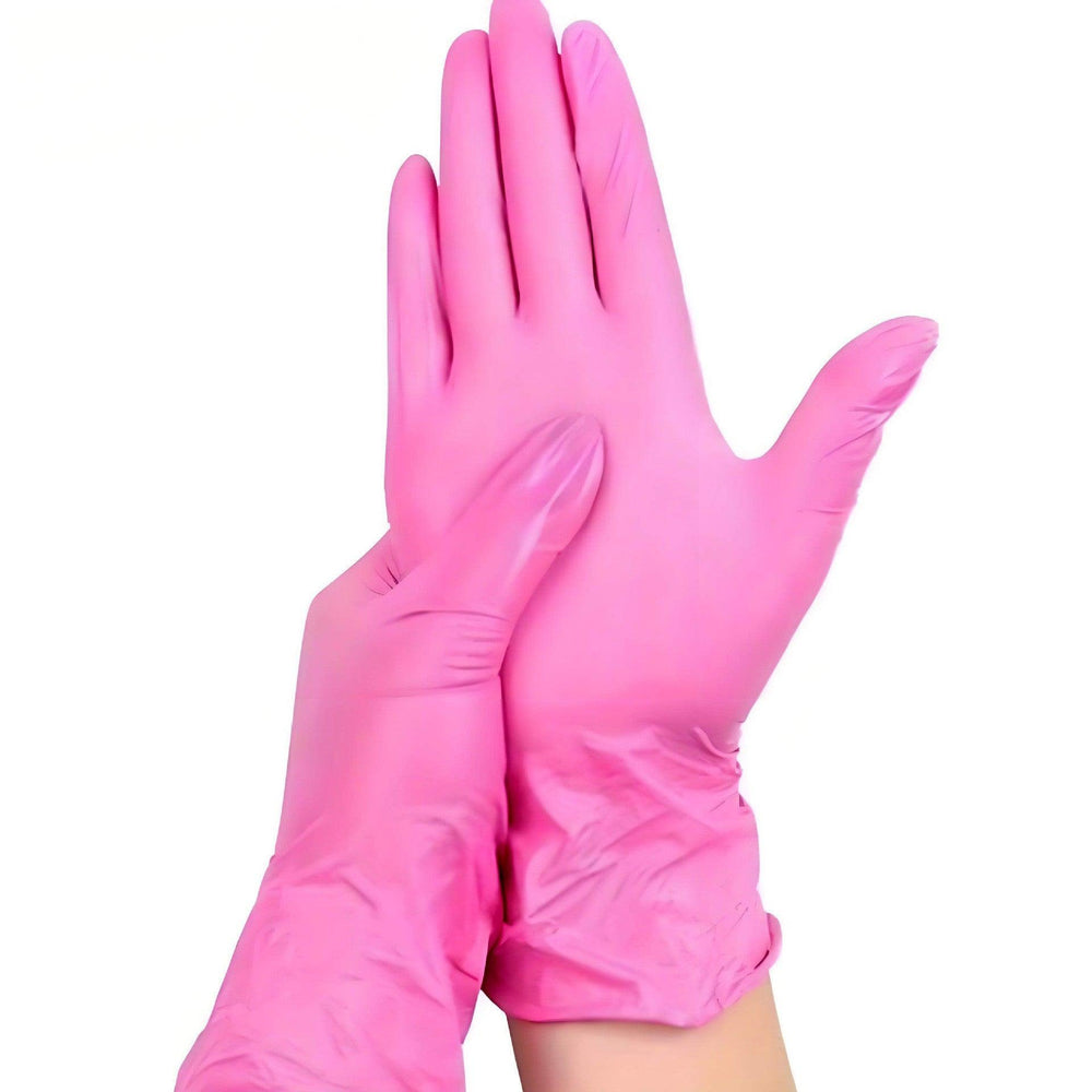 Gants jetables en nitrile épaissis de qualité alimentaire étanches 