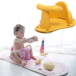 Baby Bath Seat with Suction Cups – Anti-Slip Infant Bathtub Ring Seat (Blue, Green, Pink, Purple, Yellow)