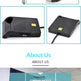 A composite product listing graphic showing a small black USB device from two angles, with a SIM card slot and SIM card visible. The image includes text reading 'About Us' and partial website/header elements, making it more of a promotional collage than a clean standalone product photo.