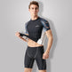 Lycra Men's Rashguard Swimming Suit Short Sleeve New Split Rash Guard Diving Suit Tight Qucik Dry Surfing Swimwear 