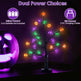 2Pack 1.97FT Lighted Halloween Trees Halloween Indoor Decorations Black Halloween Tree Lights With Timer Adjustable Twigs For Tabletop Party - EX-STOCK Canada