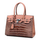 Trendy crocodile pattern Cooperate Work Handbag for Ladies - EX-STOCK Canada