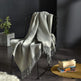 Fringed Knitted Small Blanket Napping Blanket Sofa Blanket EX-STOCK Canada 
