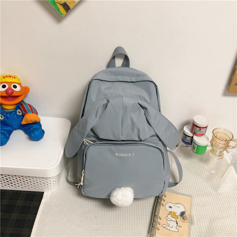 All-match Korean Style Cute Bunny Ears Backpack EX-STOCK
