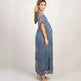 Maternity Dresses for Photo Shoot Summer V Neck White Lace Short Sleeve Pregnancy Dress Pregnant Women Photography Maxi Dress - EX-STOCK CANADA