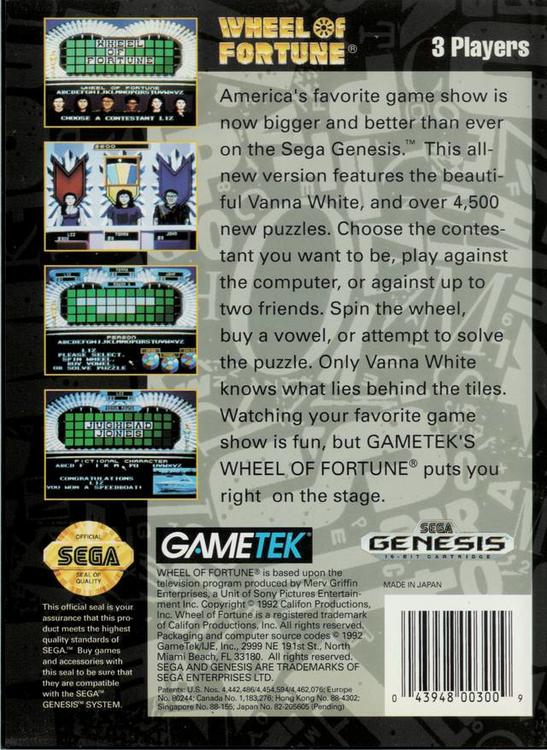 Wheel Of Fortune (usagé) 