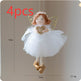 Christmas White Tulle Skirt Golden Wings Angel Girl Pendant EX-STOCK Canada 