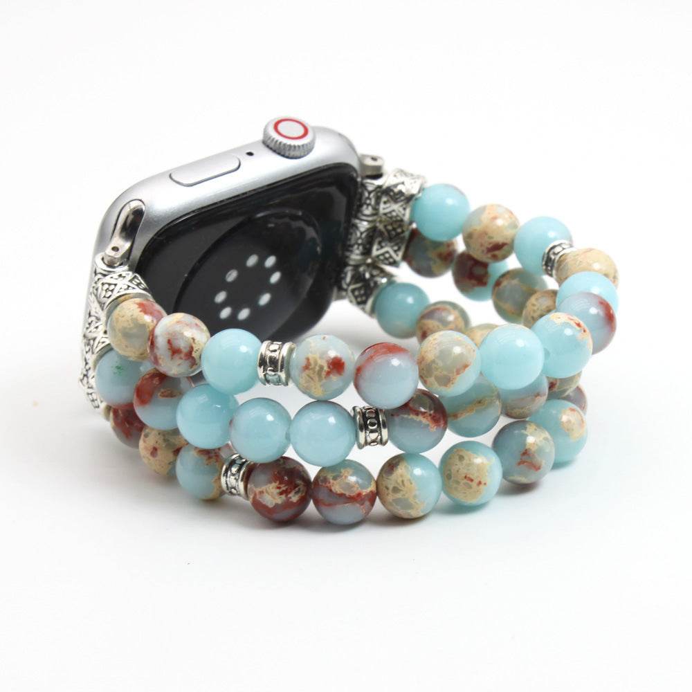 Simple And Versatile Beaded Bracelet smart watch strap - EX-STOCK Canada