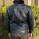 BOL Men's Double Pocket Leather Bomber Jacket 
