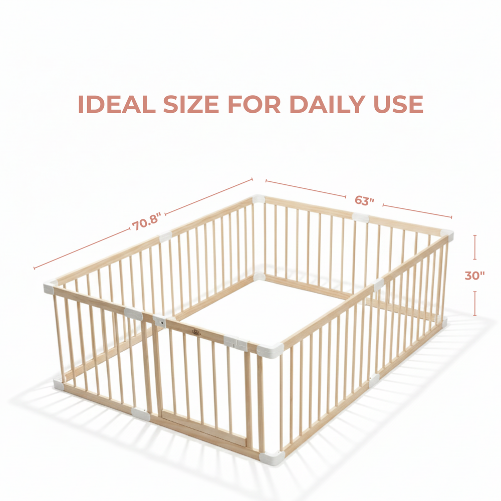 MESSI Wooden Playpen 