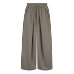Women's Embroidered Balloon-Leg Sweatpants – Pleated Ultra-Wide Drawstring Pants | Gray, Pink & Gray Green 6