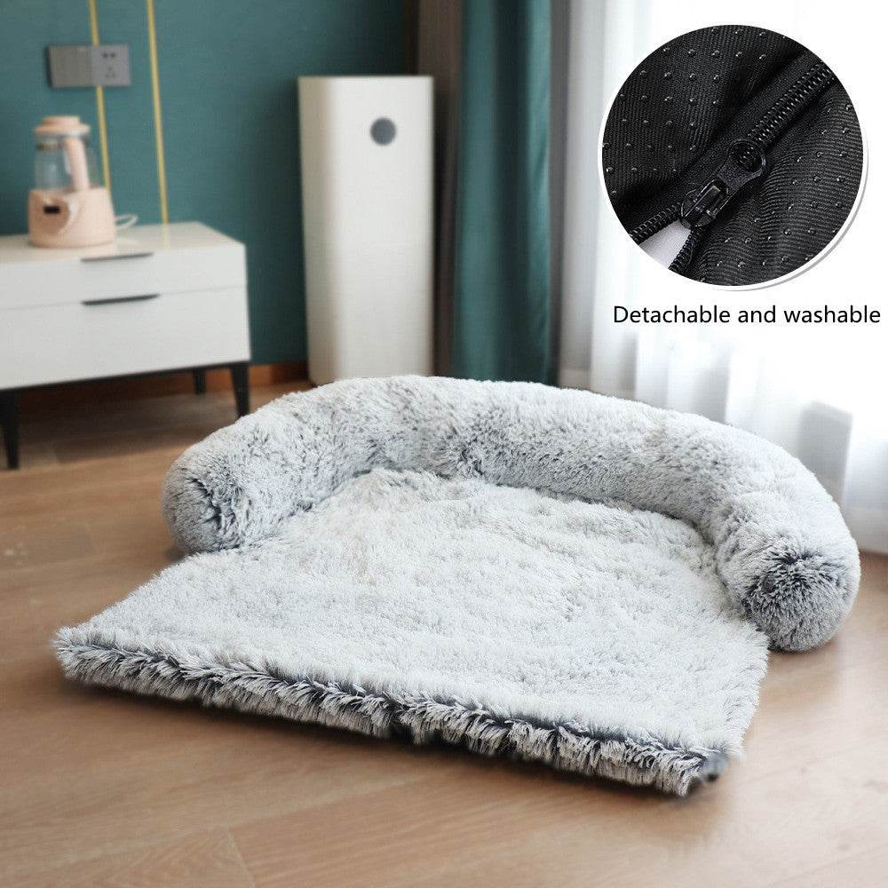 Removable Pet bed Mat Sofa Dog Bed Plush Pet Bed - EX-STOCK Canada