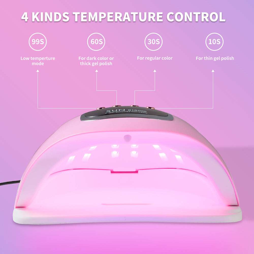 UV LED Nail Lamp, Professional Nail Dryer For Gel Polish Curing - 4 Timer Settings, Fast Drying For Fingers And Toes, Home Salon Manicure Light EX-STOCK Canada 
