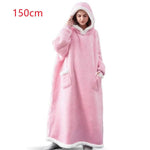 Fleece Oversized Hoodie Blanket Winter Warm Home Clothes Women Men Oversized Pullover With Pockets - EX-STOCK Canada