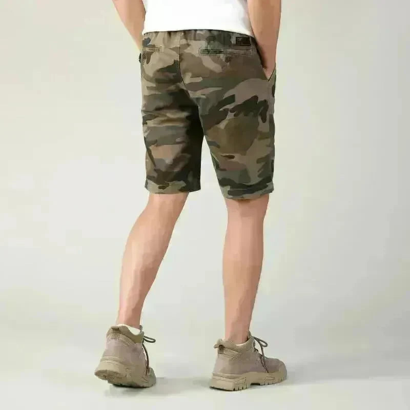 Straight Sports Leisure Five-point Workwear Cotton Camouflage Short Pants - EX-STOCK CANADA