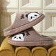 Cute Cartoon Panda Slippers Home Winter Warm Thick-soled Floor Bedroom Slipper Couples House Shoes - EX-STOCK Canada