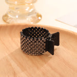 Decorative Ponytail Hair Clip Pearl Rhinestone Claw Clip