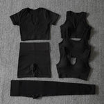 6pcs Yoga Workout Outfit set for women Gym clothes - EX-STOCK Canada