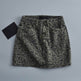 Leopard Print Mini Denim Skirt Women's High Waist Pencil Skirt - EX-STOCK Canada