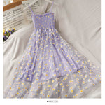 Women Dresses Summer V Neck Floral Print Boho Beach vacation Mini Dress - EX-STOCK Canada