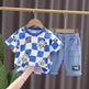 Fashion Personality Short Sleeve Boys Summer Suit - EX-STOCK Canada